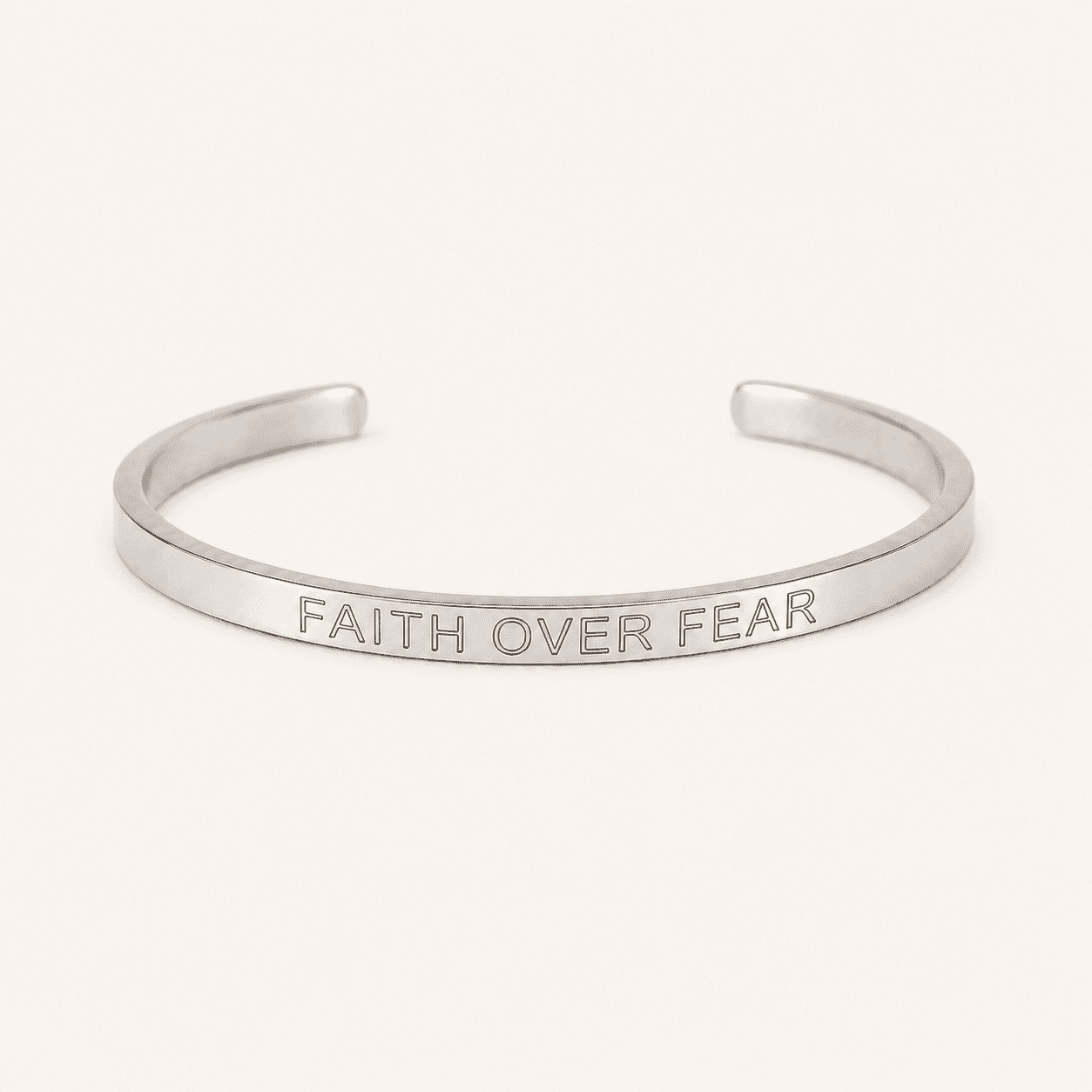 Faith Over Fear Bangle