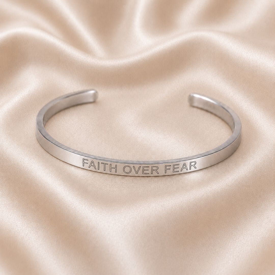 Faith Over Fear Bangle