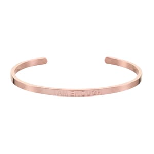 I am enough rose gold plated stainless steel bracelet