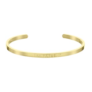 i am present gold stainless steel bracelet 