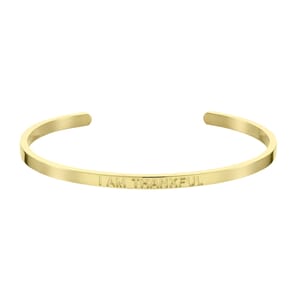 i am thankful gold stainless steel bracelet