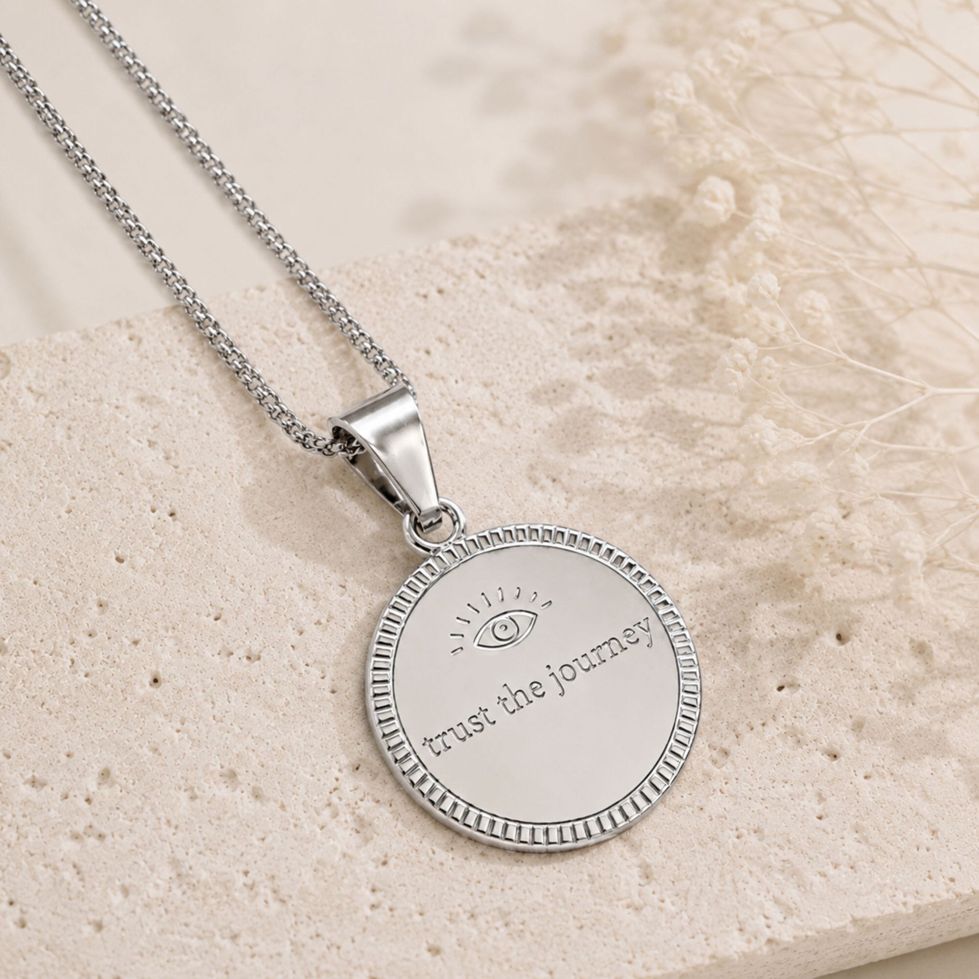Chapter Coin: Trust the Journey Necklace