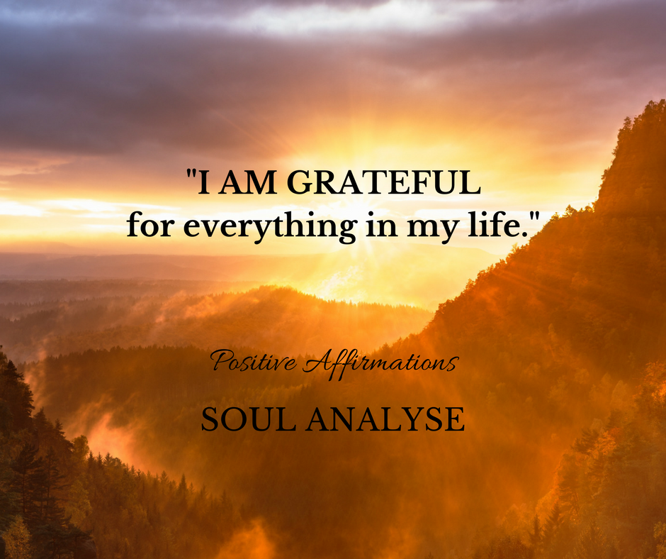 Affirmation: Gratitude - Soul Analyse