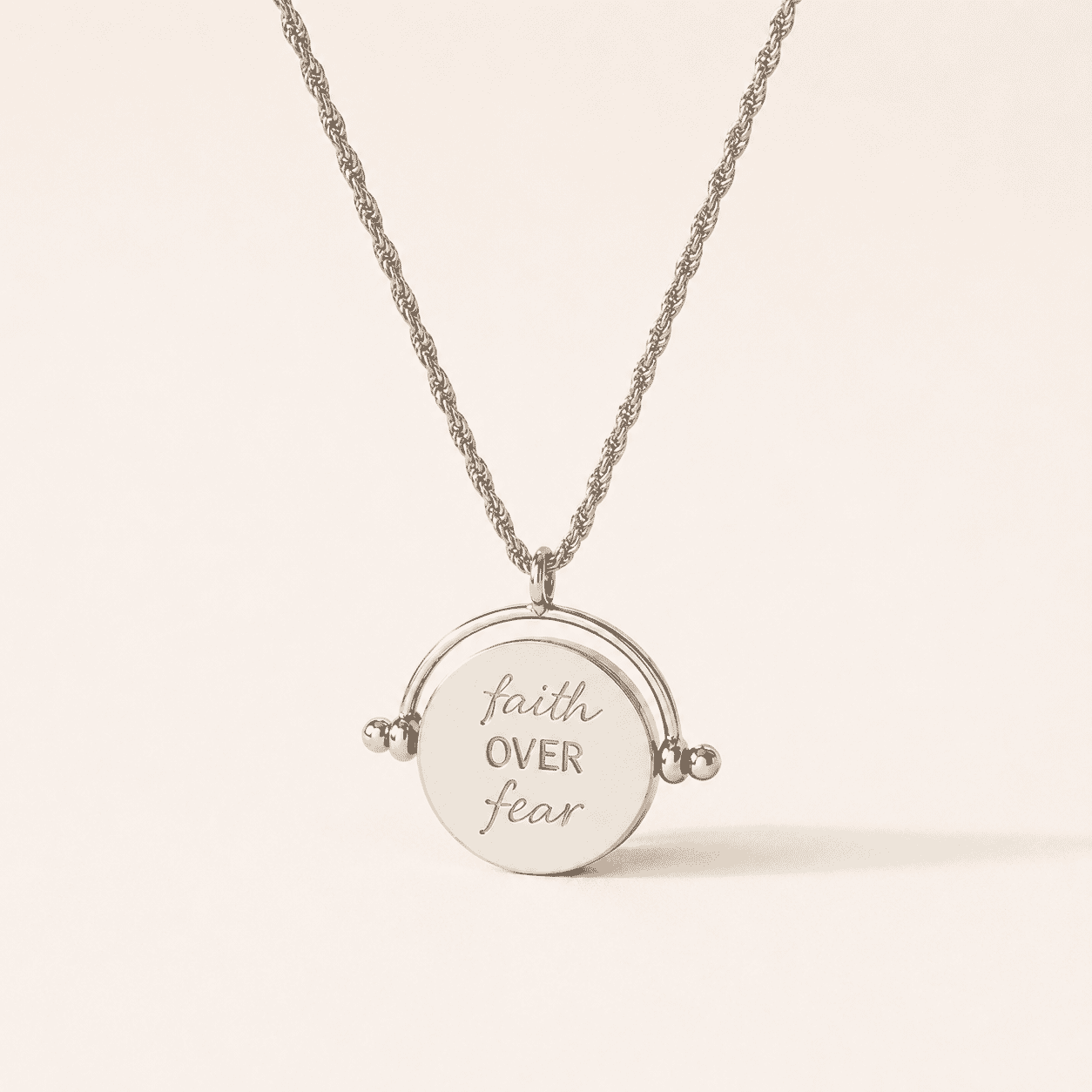 Reversible Disc Necklace